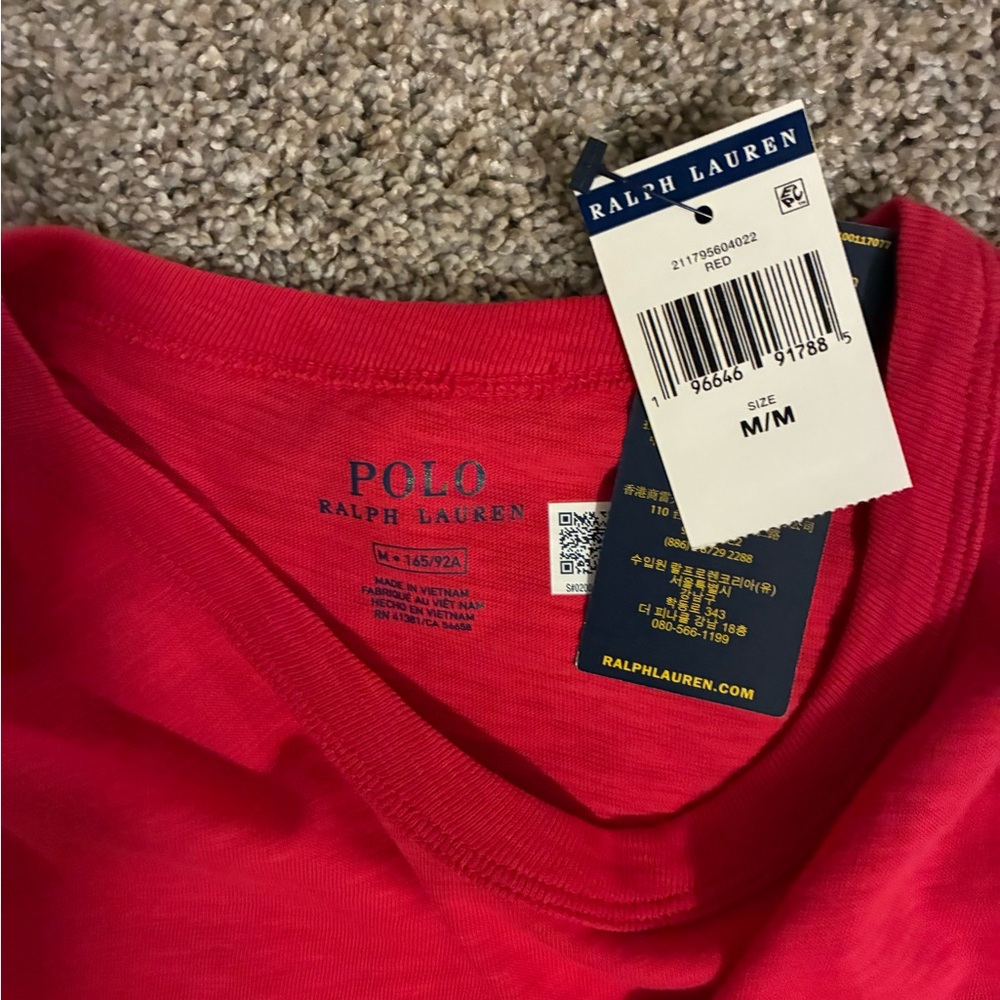 NWT Ralph Lauren Red Casual Dress - Picture 2 of 3